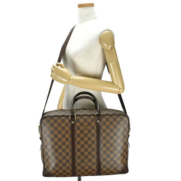 Louis Vuitton Porte Document Voyage GM Damier Ebene Handbag - Picture 9 of 9